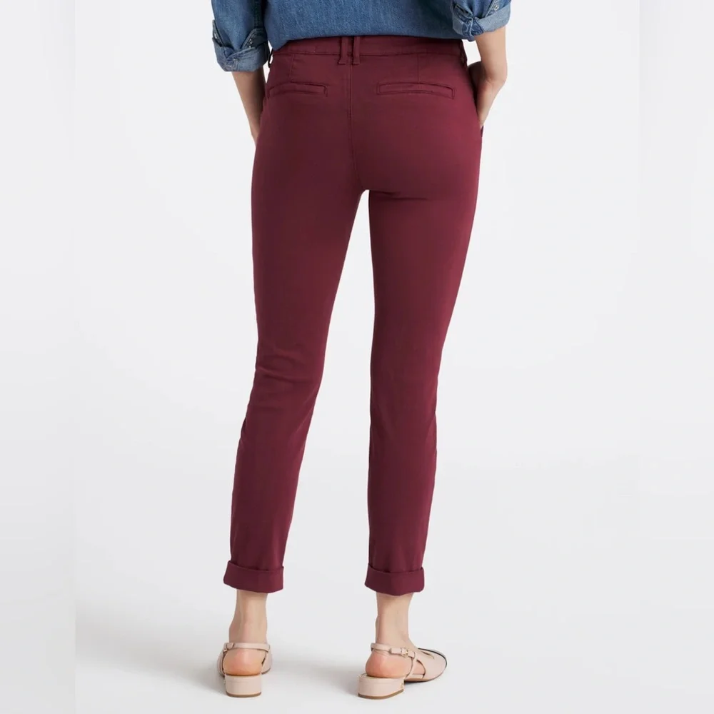 NWT Cosmic Blue Love Petite Women’s Callie Cuffed Skinny Pant 8P - Picture 3 of 5
